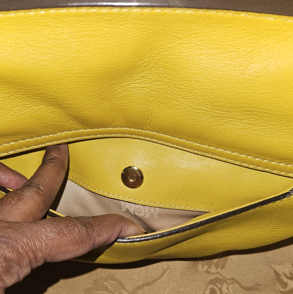 MCM 2 Way Leather Satchel - Picture 12 of 13